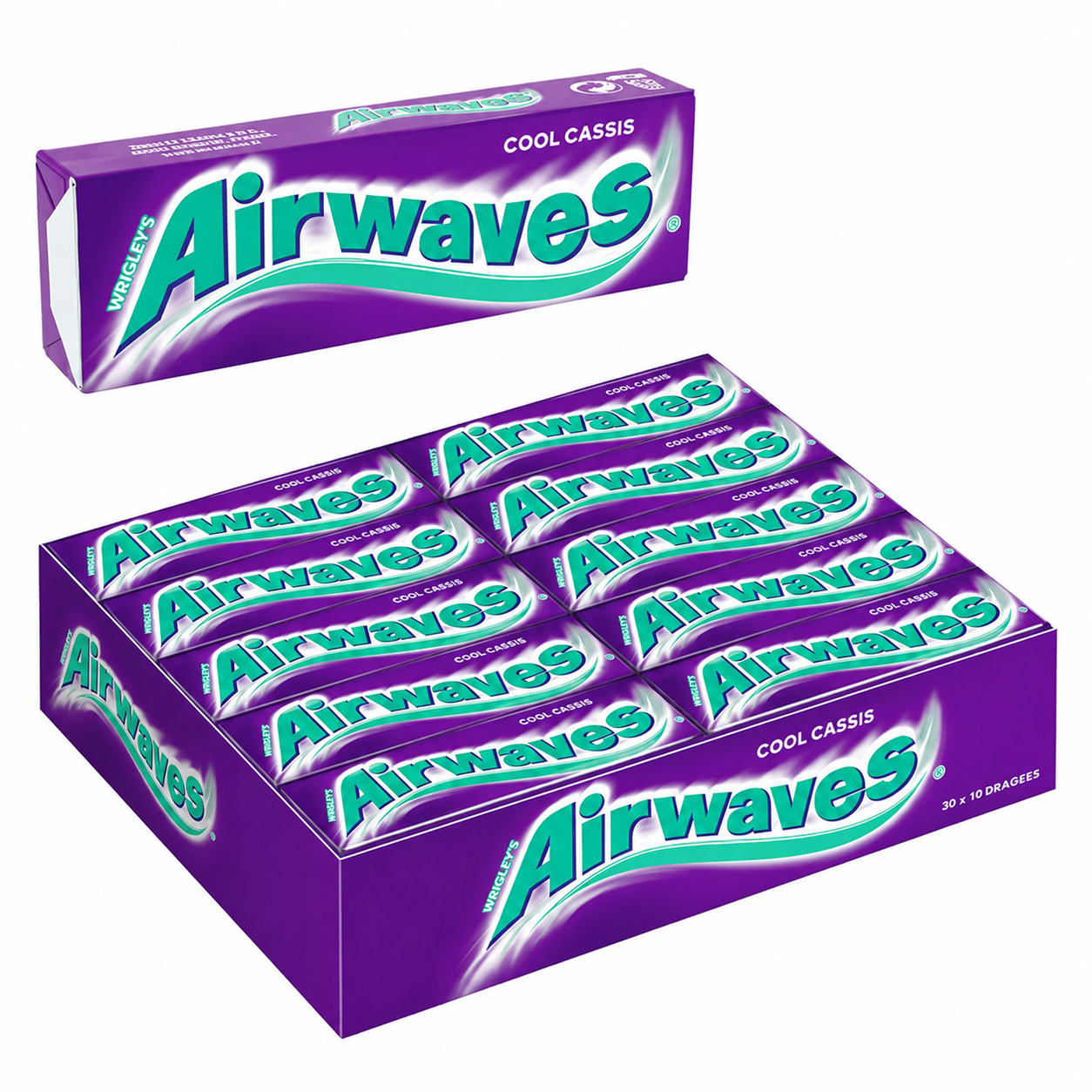 AIRWAVES cassis, boite de 30 etuis