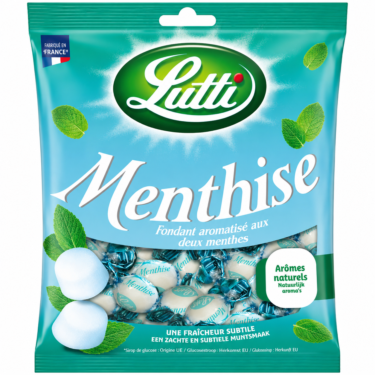 Menthise 100g – Bonbons Saveur Menthe Fraîche, LUTTI