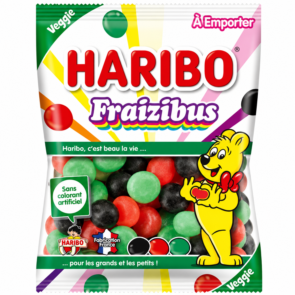 Carton de 30 sachets Fraizibus 100gr Haribo