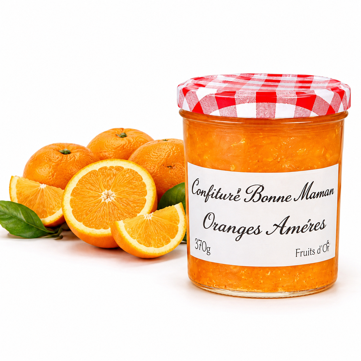 Confiture Bonne Maman Orange Amère 370g – Pot en verre traditionnel