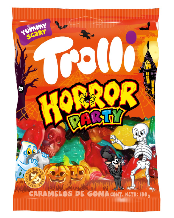 Sachet Horror Party 100gr Trolli