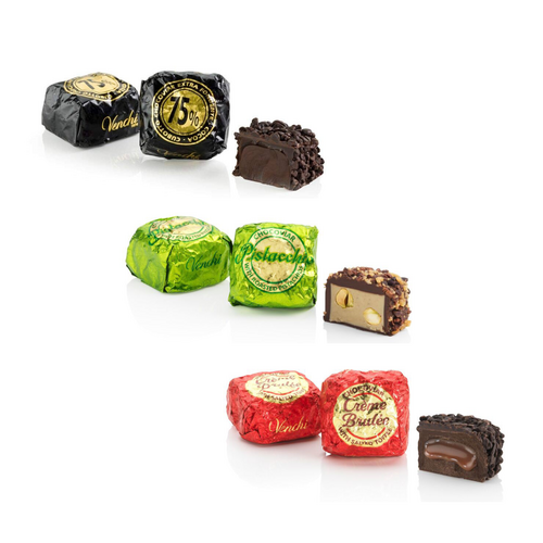 Chocolat Venchi Noël en livre vintage, un cadeau gourmand parfait.