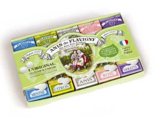 Coffret de 5 étuis assortis Anis de Flavigny 90gr
