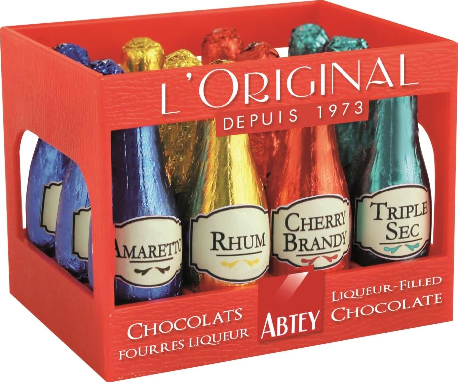 Casier 12 pièces de bouteille liqueurs l'Original Abtey 81g