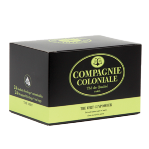 Thé vert Gunpowder en sachets, 24 unités, 50g, Compagnie & Co