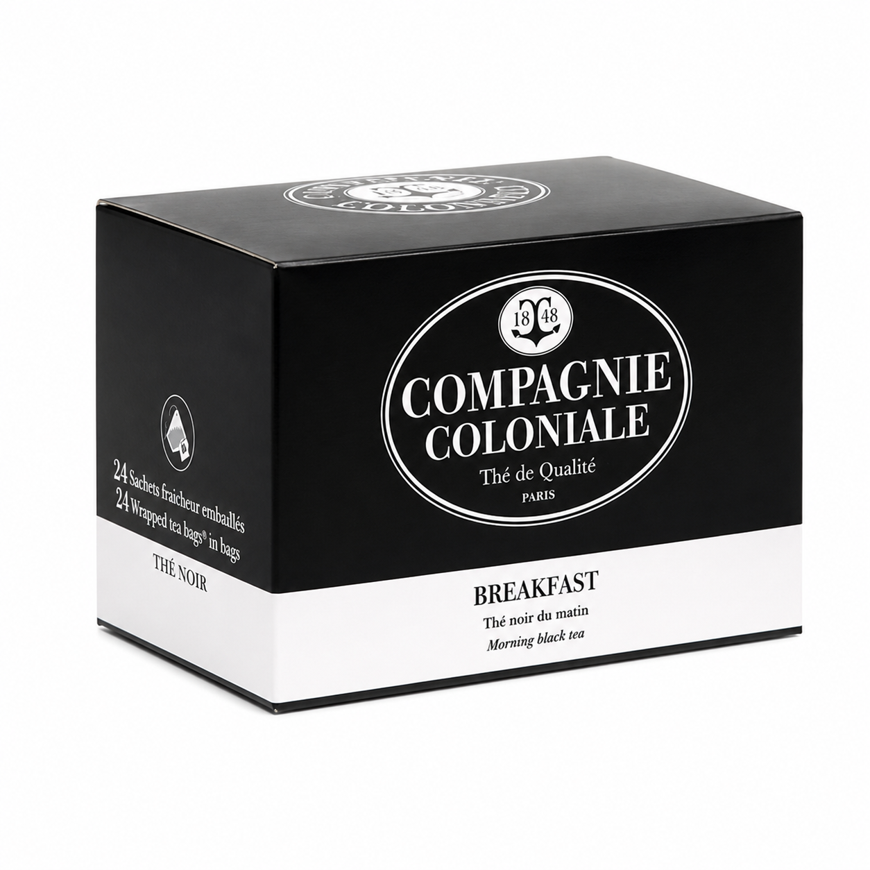 Compagnie & Co - Thé Breakfast - Boite de 24 sachets suremballés