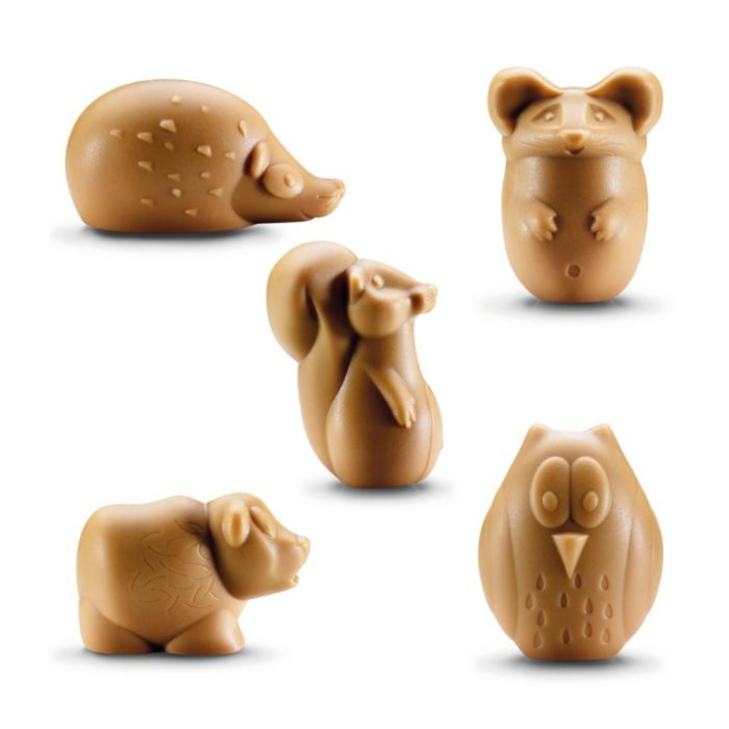 Animaux de la Forêt Chocolat Dulcey 35% Praliné Amandes Noisettes 1kg