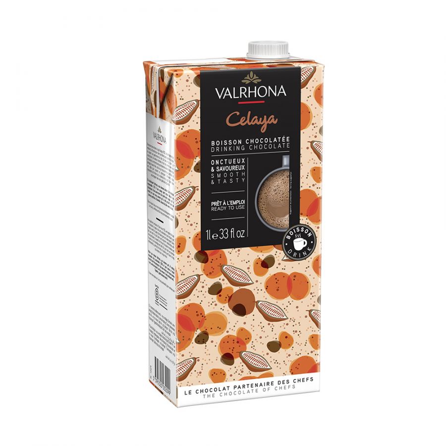 Chocolat chaud Valrhona prêt à boire - Celaya 1 litre