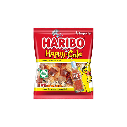 Happy cola , HARIBO, 4 sachets 120gr= 480gr