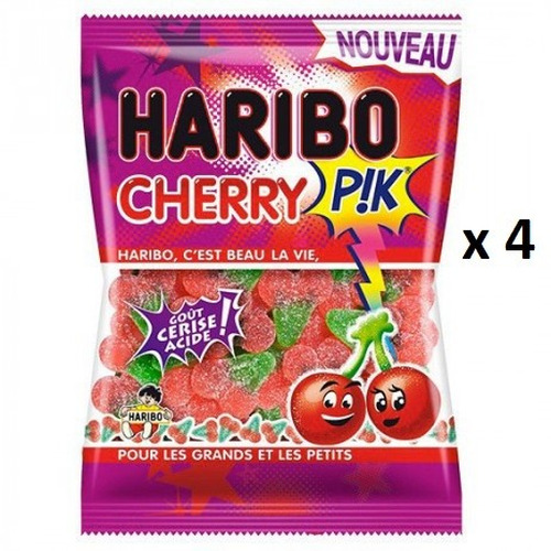 Cherry pik, HARIBO, 4 x 120gr= 480gr