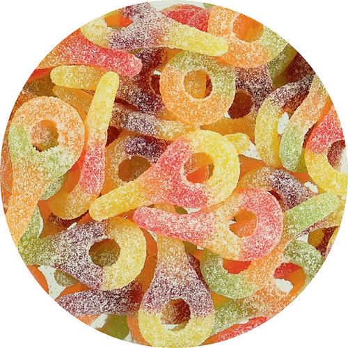 Tétines acides Lutti, 500gr