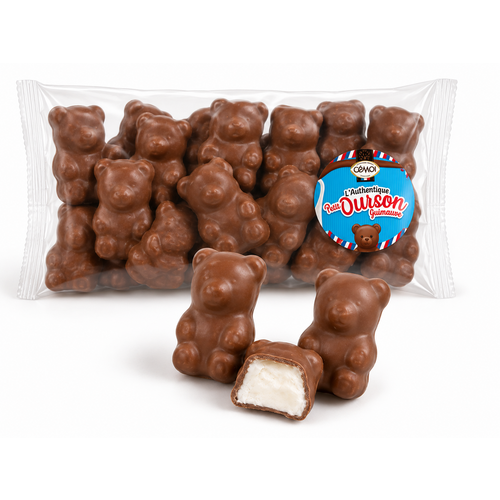 Oursons choco lait, sachet de 40