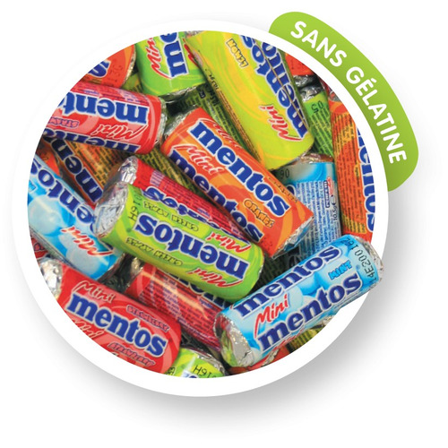 Mini mentos, Assortis sachet 40pcs