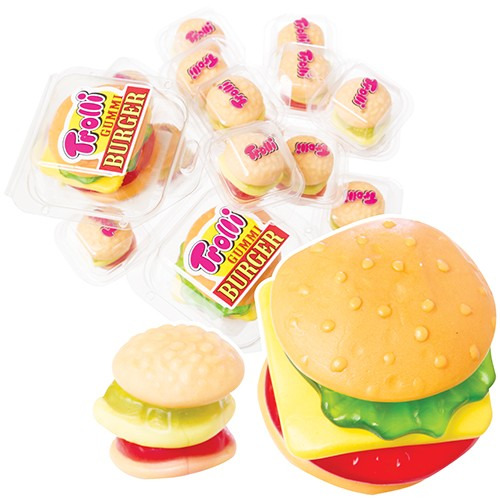 BURGER MEGA & MINI, Sachet de 15+1, TROLLI