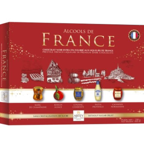 Coffret Alcools de France Abtey 250g