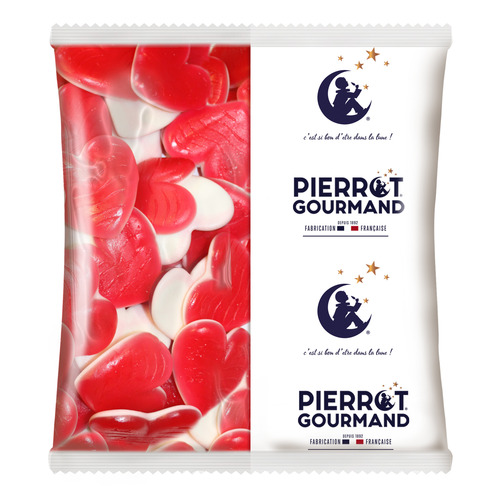 Sac 1 kg Maxi Cœur Pierrot Gourmand