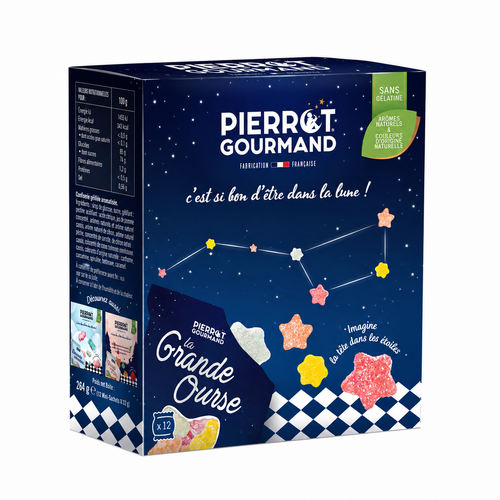 Boite de 12 Mini Sachets La Grande Ourse Pierrot Gourmand