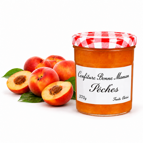 Confiture Bonne Maman Pêche 370g