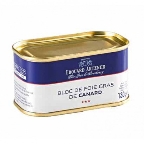 Bloc de foie gras de canard 130 g Artzner