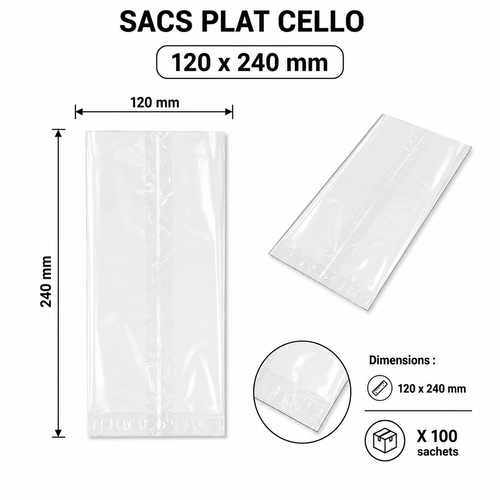 SACS PLAT CELLO 350P 120x240mm  X 100