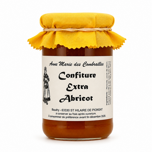 Confiture abricots 370 g Baudry