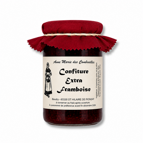 Confiture framboise Baudry 370 g