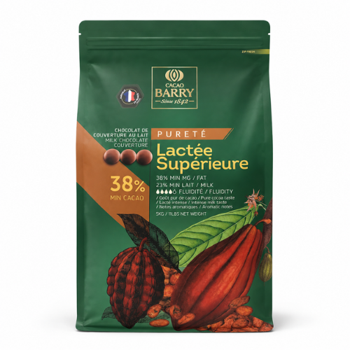 Lactée supérieur lait 5kg 38% Cacao Barry