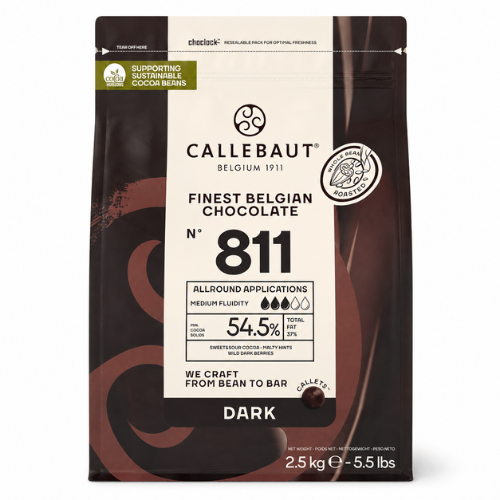Callebaut n°811 noir 2.5kg 54.5%