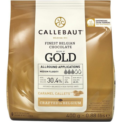 Chocolat de couverture Gold caramel 400 g Cacao Barry