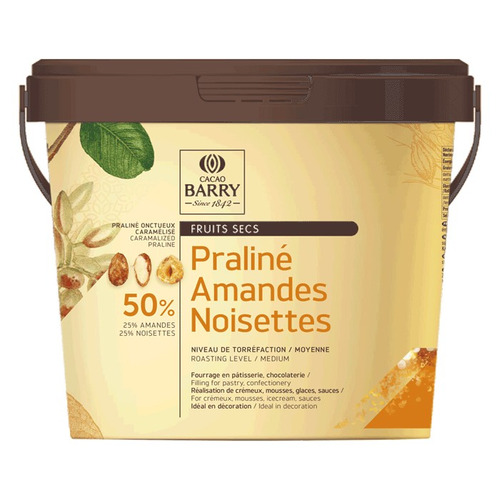 Praliné caramélisé noisette 50% 1 kg Cacao Barry