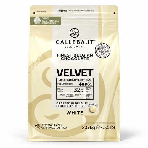 Chocolat blanc W3 Select 33,1 % Callebaut 2,5 kg