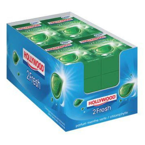 Boite de 16 Hollywood 2Fresh menthe verte