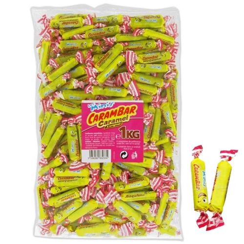 Carambars Mini caramel en sac de 1 kg