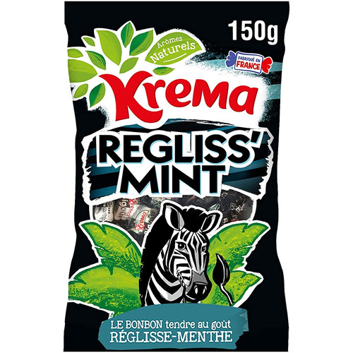 Carton de 12 sachets Reglisse Mint 150gr Krema