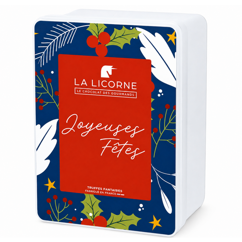 Coffret métal truffes 160g La Licorne