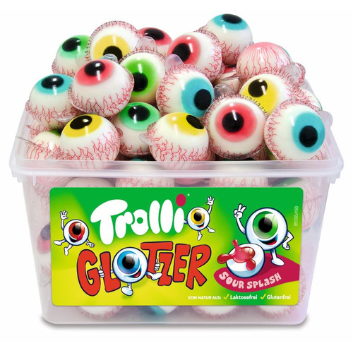 Tubo de 60 pièces d'œil Glotzer Trolli