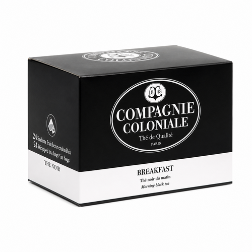 Compagnie & Co - Thé Breakfast -  Boite de 24 sachets suremballés
