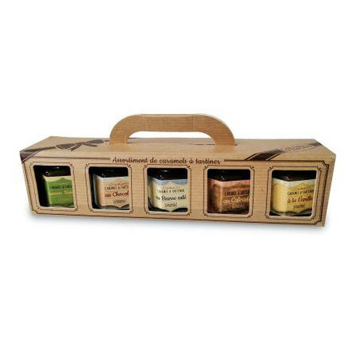 Assortiment de 5 mini-crèmes caramel 50 g Caramels d'Isigny