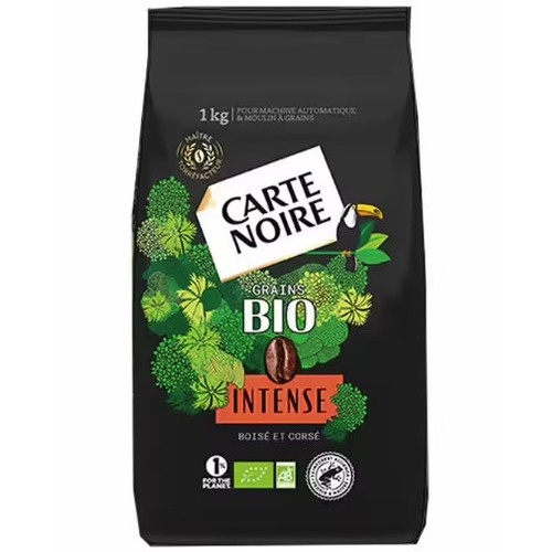 Café en grain Bio Intense 1kg Carte Noire