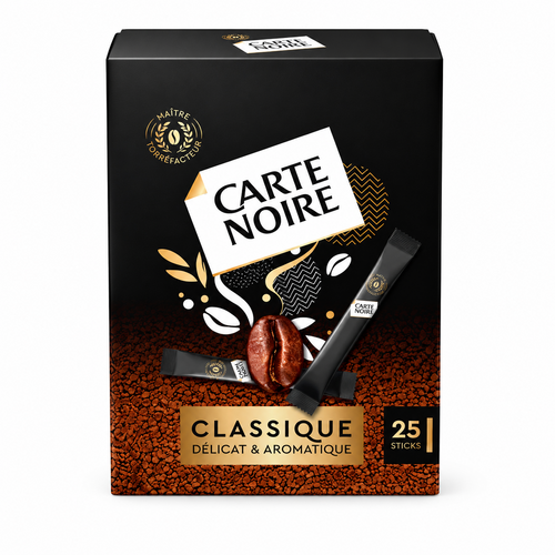 Carte Noire Soluble Classique la boîte de 45g - 25 sticks