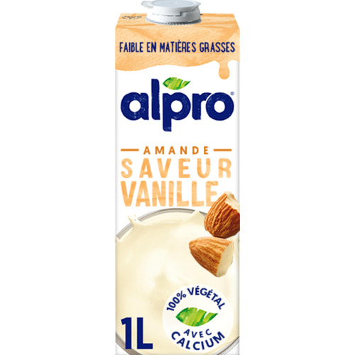 Boisson végétale Alpro amande saveur vanille 1 L