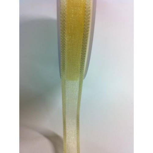RUBAN CRISTAL IVOIRE Lrg 9mm RLX 25 M