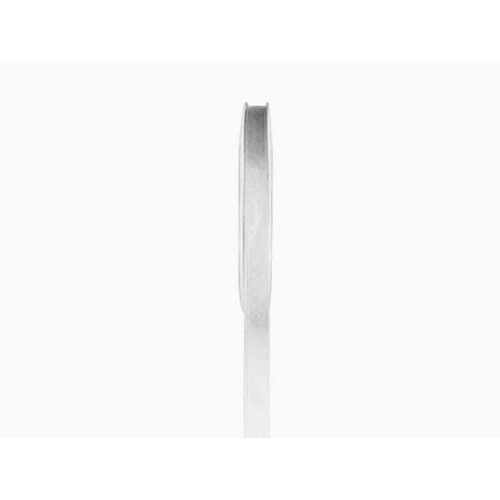 1 BOBINE RUBAN SATIN BLANC 25MM 6 MM