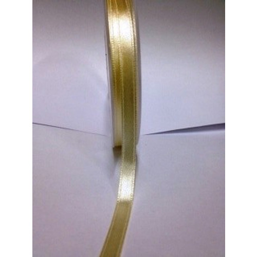 1 BOBINE RUBAN SATIN IVOIRE 25MM 6MM