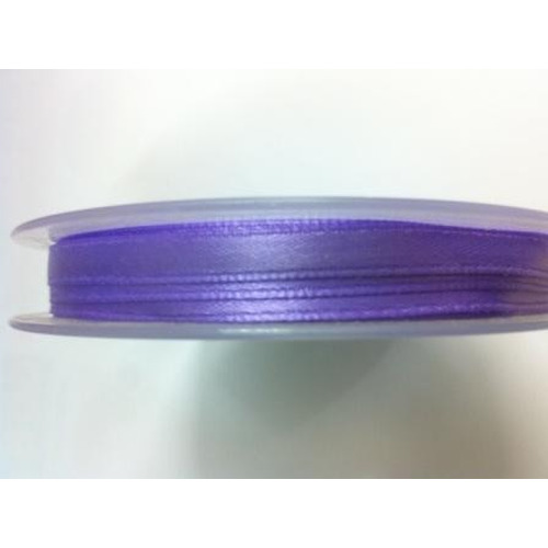 Bobine de ruban satin lilas 25 mm