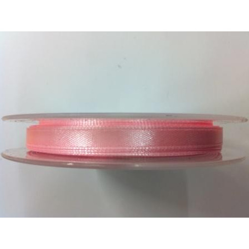 1 BOBINE RUBAN SATIN ROSE 25MM 6MM