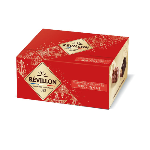 Assortiment de chocolats noir et lait Révillon 160 g