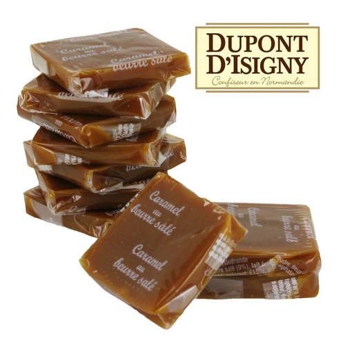 Boîte de 200 caramels palets au beurre salé 2,55 kg Dupont d'Isigny