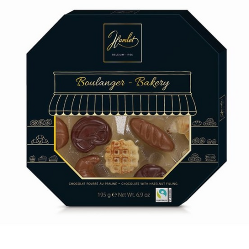 Boîte assortiment de chocolats pralinés boulanger Hamlet 195 g
