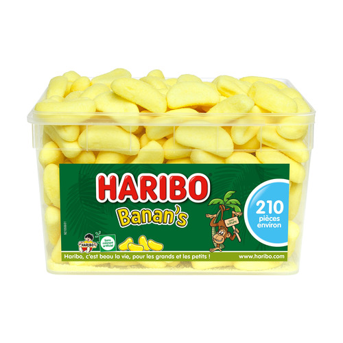 Bac de 210 pièces de Banan's Haribo